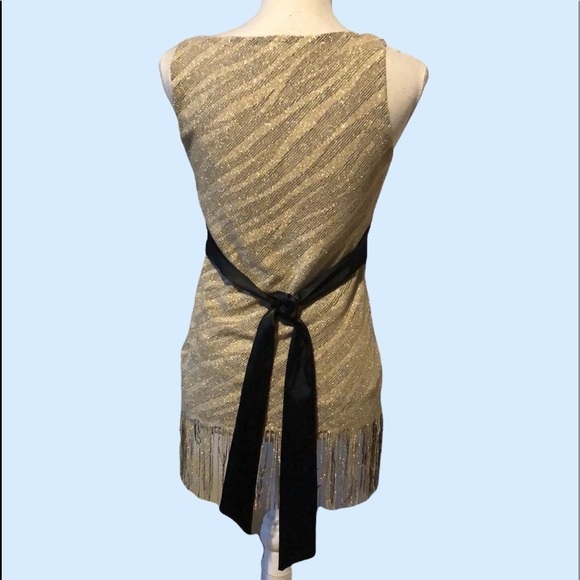 Fave sleeveless tunic with bottom fringe, medium - Picture 4 of 10